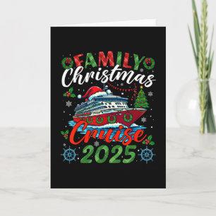 Familien-Weihnachtskreuzfahrt 2025 Xmas passende M Karte