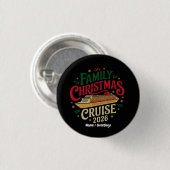 Familien-Weihnachtskreuzfahrt-Feierreise Button (Vorne & Hinten)