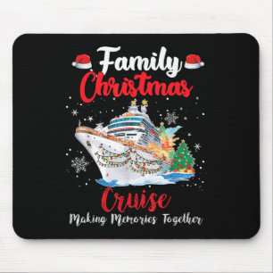 Familien-Weihnachtskreuzfahrt Fröhliche Weihnachts Mousepad