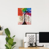 Familien wie Zweige auf einem Baum Poster (Heimbüro)