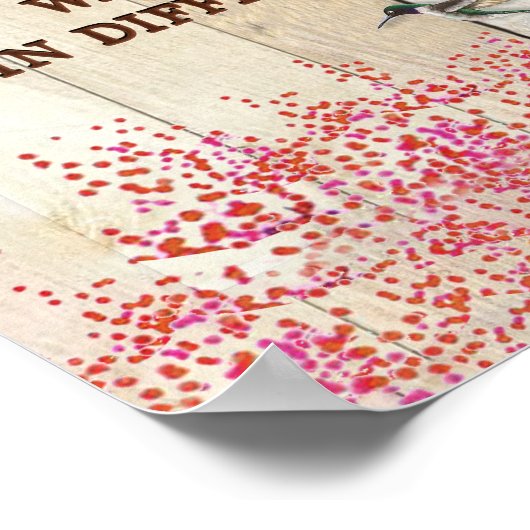 Familien wie Zweige auf einem Baum Poster (Ecke)