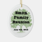 Familien-Wiedersehen-Andenken Keramik Ornament (Rechts)