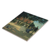 Familien-Wiedersehen auf der Terrasse bei Meric, Fliese (Seite)