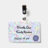 Familien-Wiedersehen Ausweis (Vorderseite mit Clip)