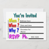 Familien-Wiedersehen Einladung (Rückseite)