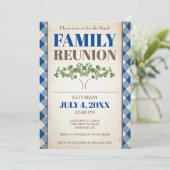 Familien-Wiedersehen laden, Baum, Einladung (Stehend Vorderseite)