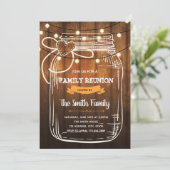 Familien-Wiedersehen-Party Einladung (Stehend Vorderseite)