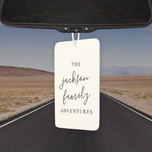 Familienabenteuer   Original Modern Minimalistisch Autolufterfrischer