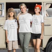 Familienabenteuer | Original Modern Minimalistisch Tri-Blend Shirt