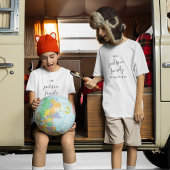 Familienabenteuer | Original Modern Minimalistisch Tri-Blend Shirt