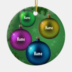 Familienafar (anpassbar) keramikornament