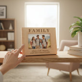 Familienangebot Einfache moderne Typografie Geätzte Rahmen