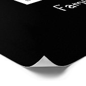 Familienangebot für Watercolor Magpie Bird-Familie Poster (Ecke)