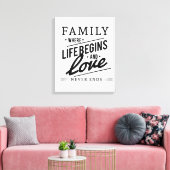 Familienangebot Leinwanddruck (Insitu (Wohnzimmer))