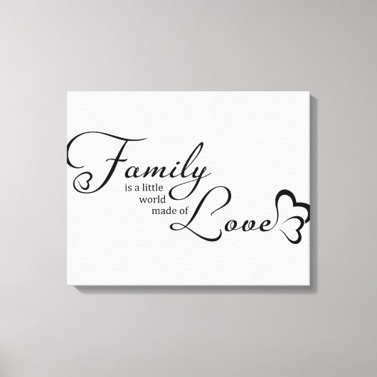 Familienangebot Leinwanddruck (Vorderseite)