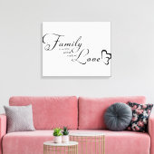 Familienangebot Leinwanddruck (Insitu (Wohnzimmer))