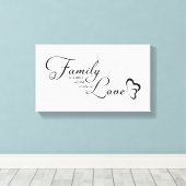 Familienangebot Leinwanddruck (Insitu (Holzboden))