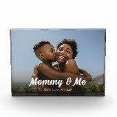 Familienangebot Mommy und Me Typografie Fotoblock (Vorderseite)