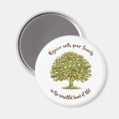 Familienangebot Mutter Geschenk, Muttertagsfamilie Magnet (Vorderseite/Rückseite)