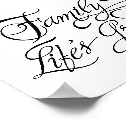 Familienangebot Poster (Ecke)