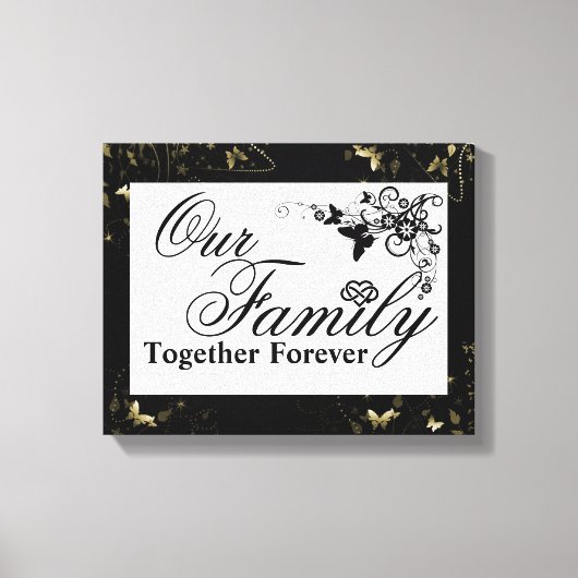 Familienangebot/überzogene Canvas Leinwanddruck (Vorderseite)