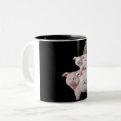 Familienangelegenheit Zweifarbige Tasse (Vorderseite Links)