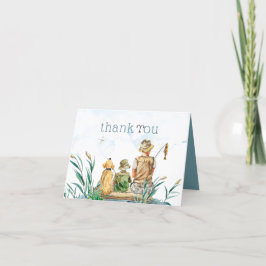 Familienangeln: Der 1. Geburtstag eines Jungen Dankeskarte