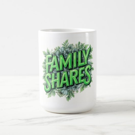 Familienanteile Kaffeetasse (Mittel)