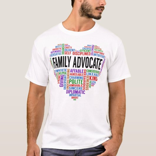 Familienanwalt Herz T-Shirt (Vorderseite)