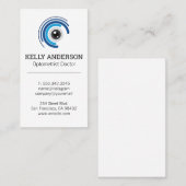 Familienarzt | Praxis MD | Optometrie-Logo Visitenkarte (Vorne/Hinten)