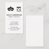 Familienarzt | Praxis MD | Optometrie Visitenkarte (Vorne/Hinten)