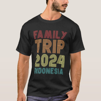 Familienausflug 2024 Indonesien Urlaub T-Shirt
