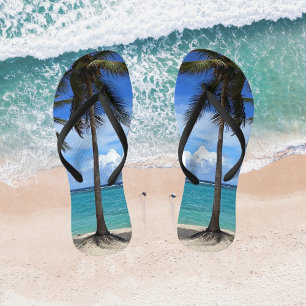 Familienausflug Beach Urlaub Guadeloupe Karibik Badesandalen