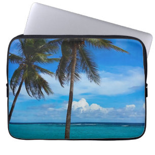 Familienausflug Beach Urlaub Guadeloupe Karibik Laptopschutzhülle