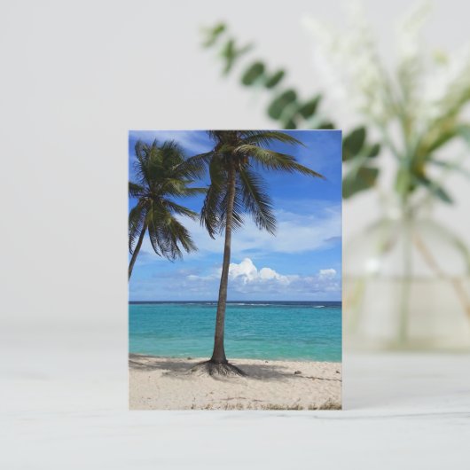 Familienausflug Beach Urlaub Guadeloupe Karibik Postkarte (Stehend Vorderseite)
