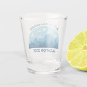 Familienausflug Custom Colorado City Blue Mountain Schnapsglas (Rückseite)