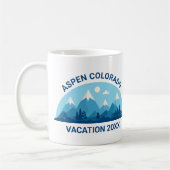 Familienausflug Custom Colorado Niedlicher Berg Kaffeetasse (Links)