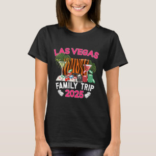 Familienausflug Las Vegas 2025 Familienurlaub Las T-Shirt