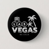 Familienausflug Souvenir Las Vegas Urlaub Button (Vorderseite)