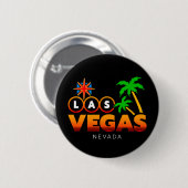 Familienausflug Souvenir Las Vegas Urlaub Button (Vorne & Hinten)
