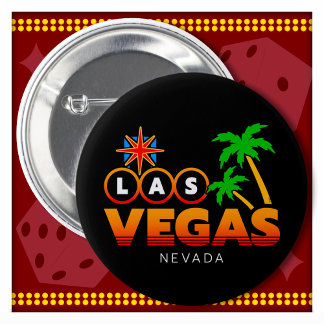 Familienausflug Souvenir Las Vegas Urlaub Button