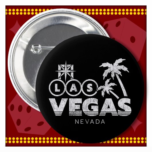 Familienausflug Souvenir Las Vegas Urlaub Button
