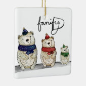 Familienbär Keramikornament (Rechts)