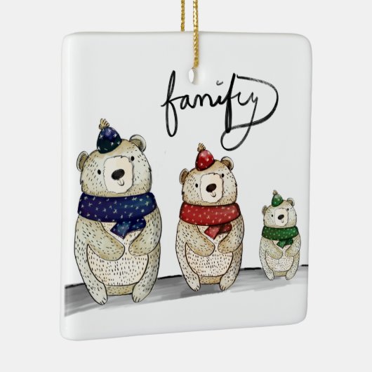 Familienbär Keramikornament (Rechts)