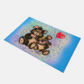 Familienbär mit Balloon Doormat Fußmatte (Schrägansicht)