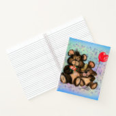 FamilienbärenNotebook Notizblock (Innenseite)