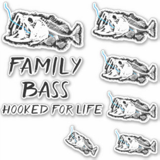 FAMILIENBASS AUF DER SUCHE NACH LEBEN AUFKLEBER