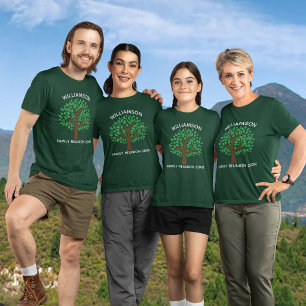 Familienbaum Coole individuelle passende Wiederver T-Shirt