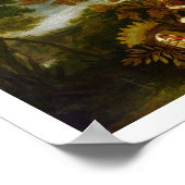 Familienbaum der Familie Cornaro Poster (Ecke)