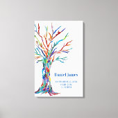 Familienbaum der Geburtsstaten Leinwanddruck (Vorderseite)